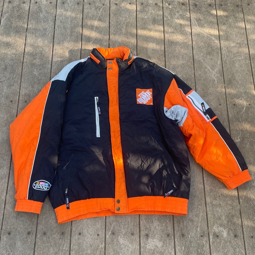 Vintage CHASE 2000 NASCAR Tony Stewart Signature Home Depot RacingWeather Jacket